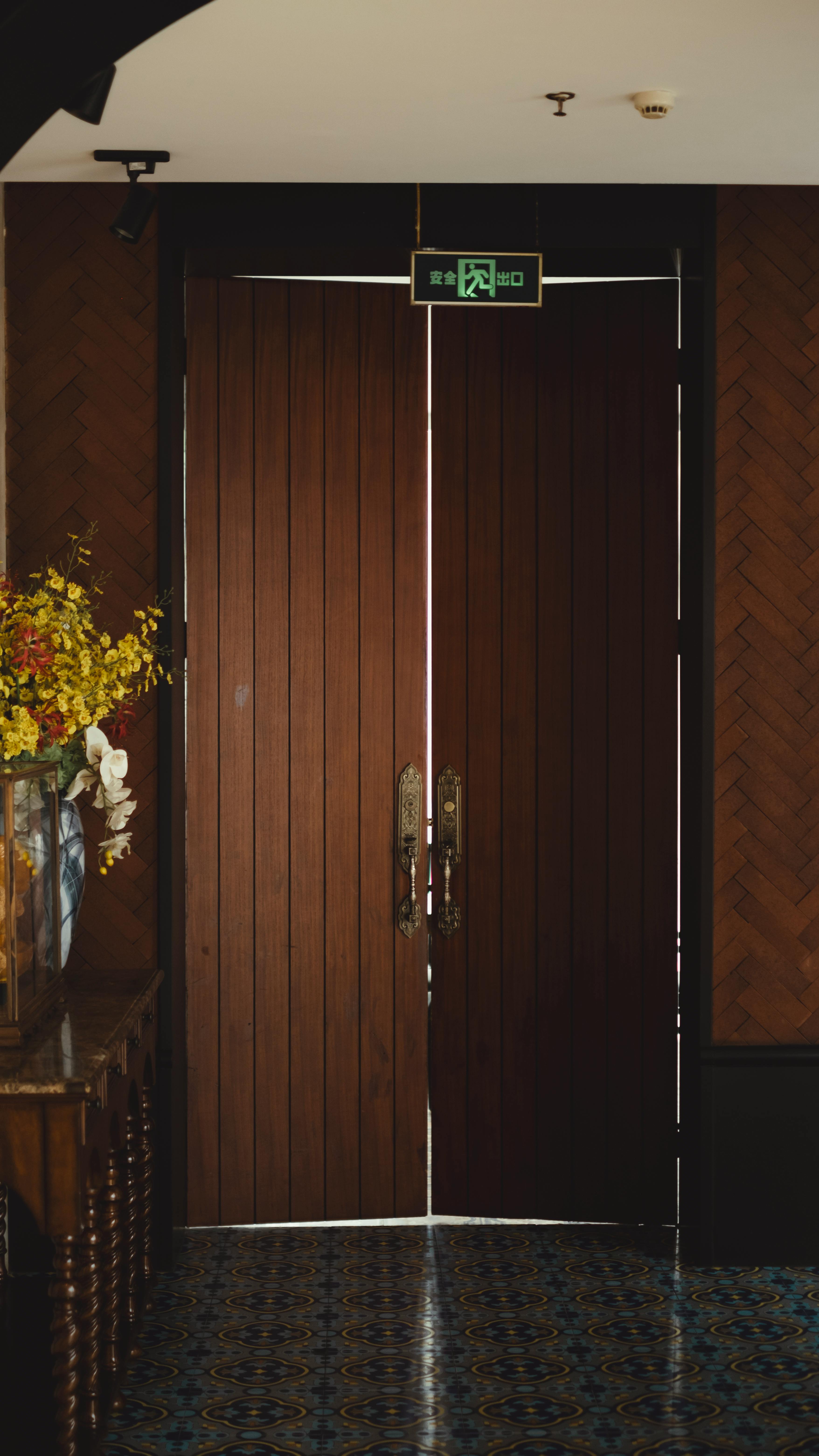 Commercial door installation